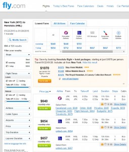 $640-$650 -- NYC to Hawaii: Fly.com Search Results