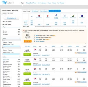 CHI-TPE: Fly.com Search Results (2)